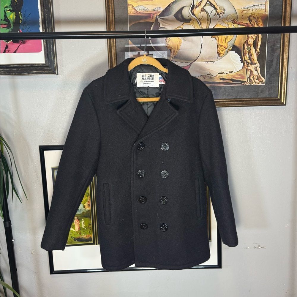 Vintage U.S. 740N Pea Coat Womens Sz 12